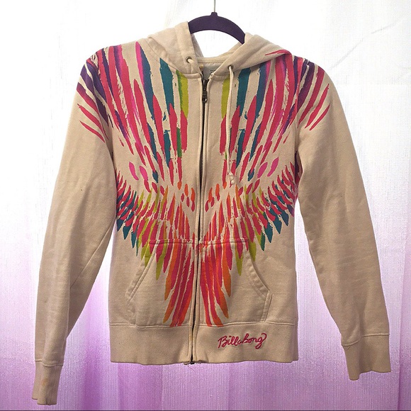 Billabong Colorful Zip up Jacket - Picture 1 of 5